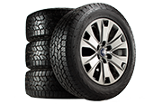 Buy four select tires, get up to a $100 rebate by mail 
or earn up